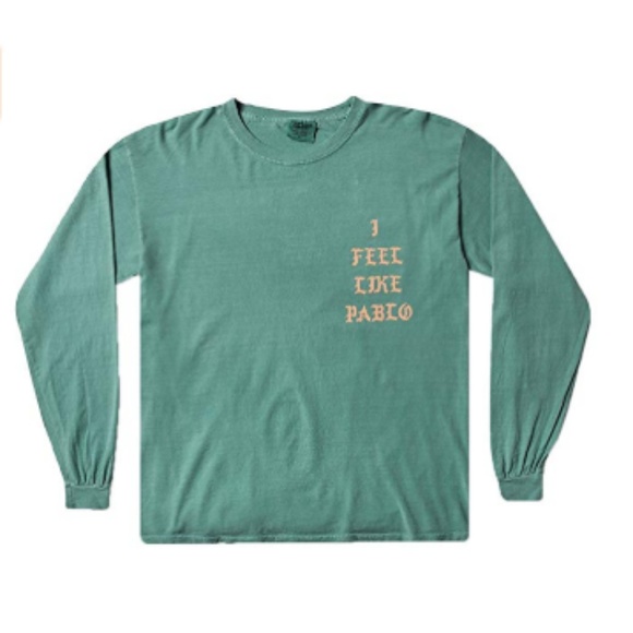 Life Of Pablo Seafoam LA Pop Up Long Sleeve Tee - Picture 2 of 3